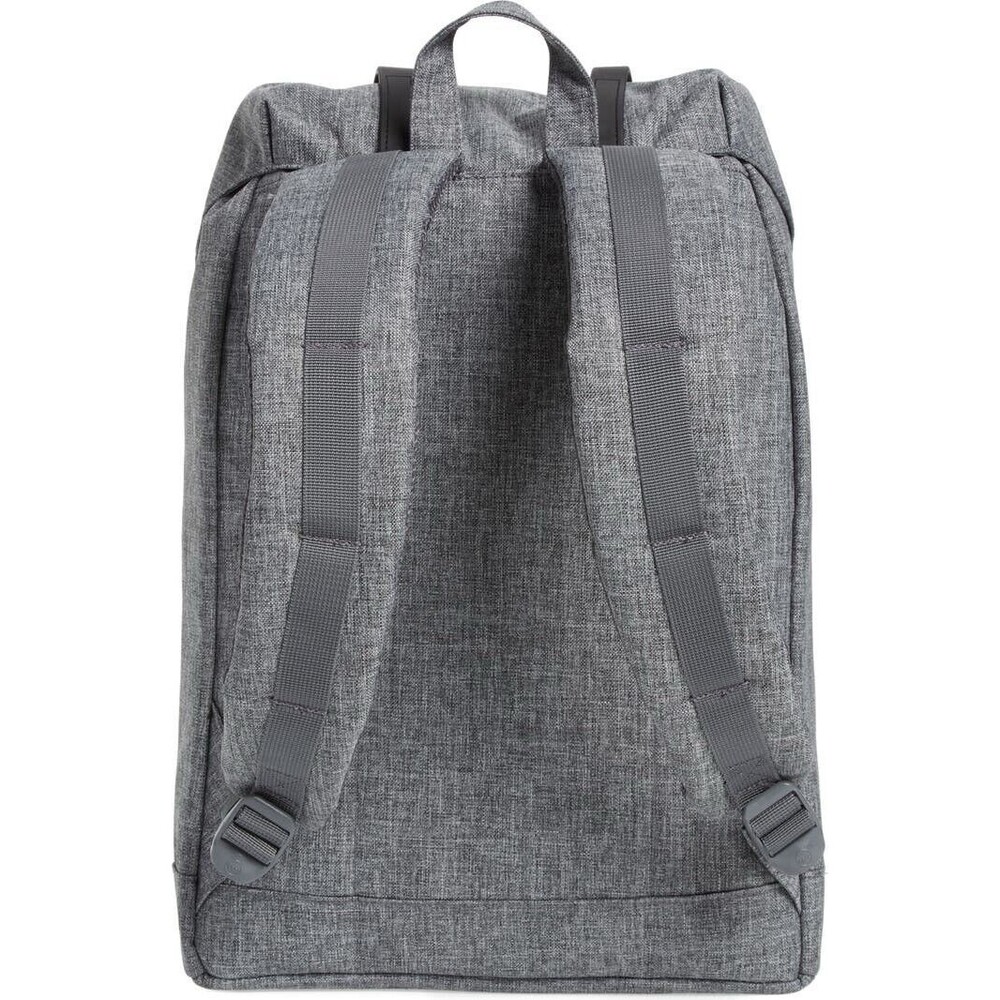 Herschel Supply Co. Retreat Backpack Gray Black Raven CrossHatch New - Picture 2 of 8